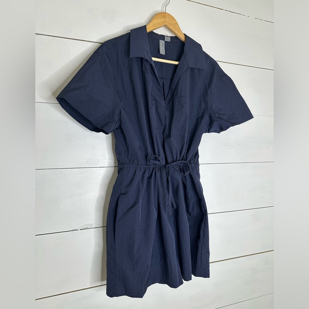NWT Sweaty Betty Anytime Short Sleeve Drawstring Romper - Size Large